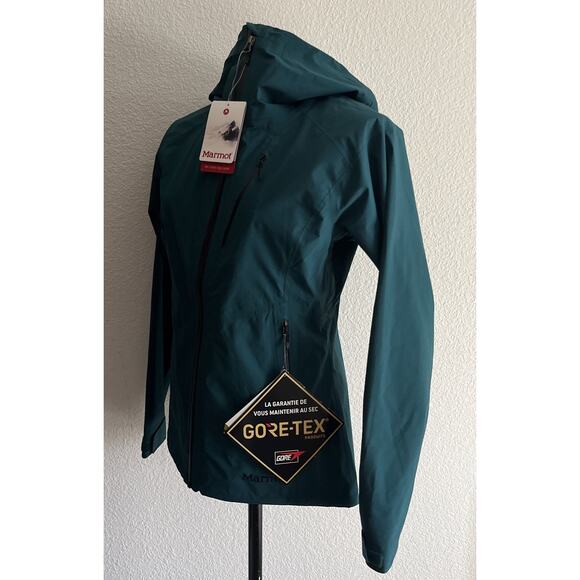 NWT Marmot Gore-tex Knife Edge Jacket Women's Size Small Green - Picture 3 of 16